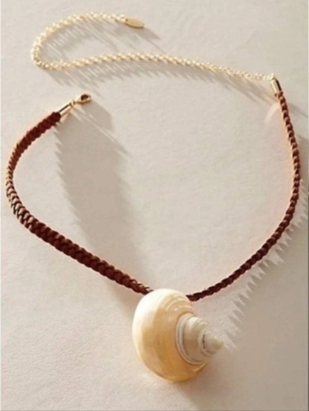 Free People Sara shell choker necklace